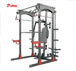 multifunction fitness squat rack adjustable with pulley