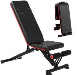 Adjustable exercise bench